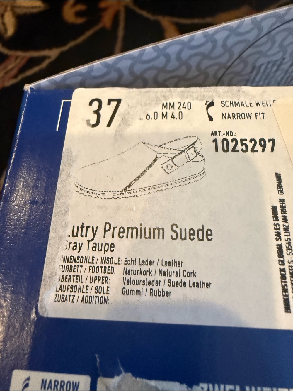 Birkenstock Lutry Clog - Tan 6 n new - Picture 4 of 4